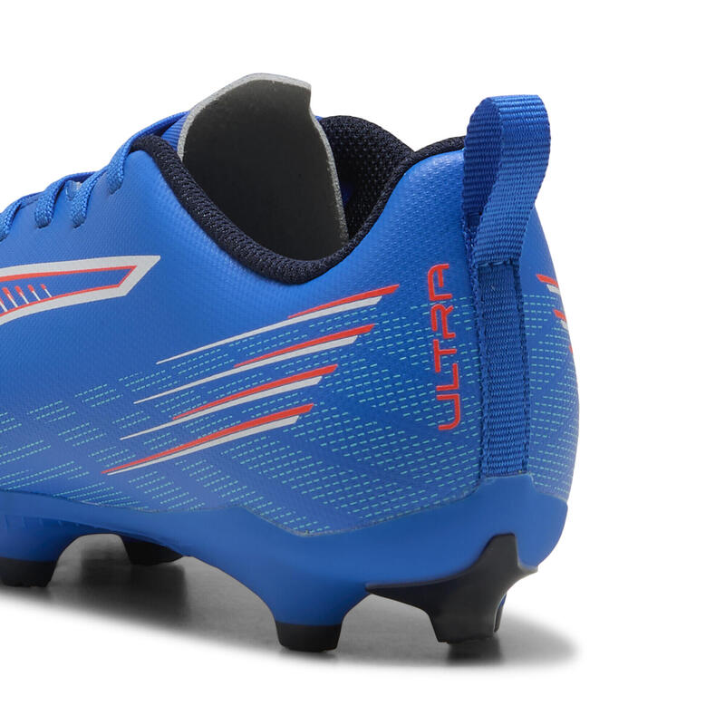 Młodzieżowe buty piłkarskie ULTRA 6 PLAY FG/AG PUMA Ultra Blue White Glowing Red
