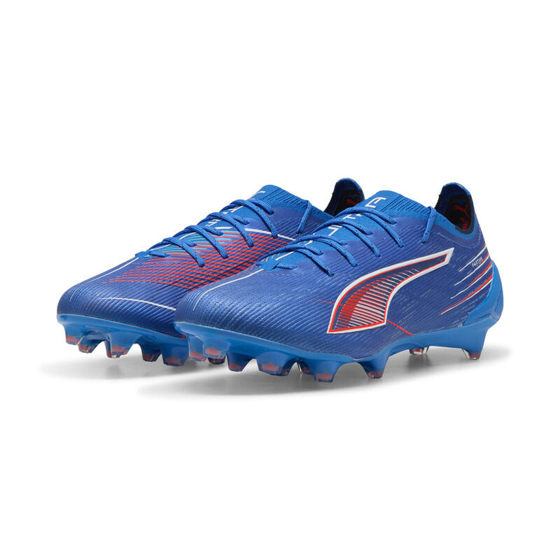 Buty piłkarskie unisex ULTRA 6 ULTIMATE FG PUMA Ultra Blue White Glowing Red