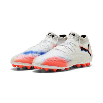 Botas de fútbol FUTURE 8 ULTIMATE MG unisex PUMA White Black Glowing Red