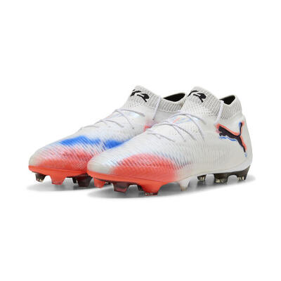 Scarpe da calcio FUTURE 8 ULTIMATE FG unisex PUMA White Black Glowing Red