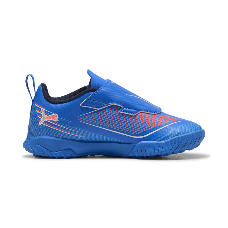 Dziecięce buty piłkarskie ULTRA 6 PLAY TT PUMA Ultra Blue White Glowing Red
