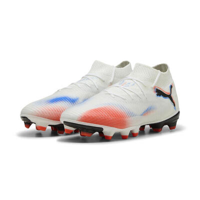 Botas de fútbol FUTURE 8 PRO FG/AG Mujer PUMA White Black Glowing Red