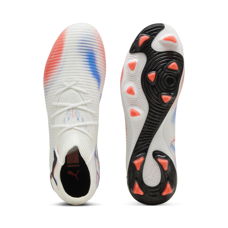 Damskie buty piłkarskie FUTURE 8 PRO FG/AG PUMA White Black Glowing Red