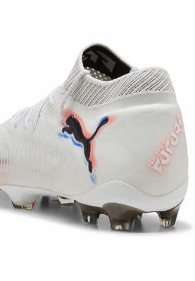 Future 8 ultimate fg uniseks voetbalschoenen puma white black glowing red