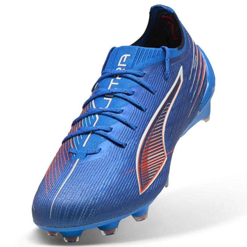 Buty piłkarskie unisex ULTRA 6 ULTIMATE FG PUMA Ultra Blue White Glowing Red