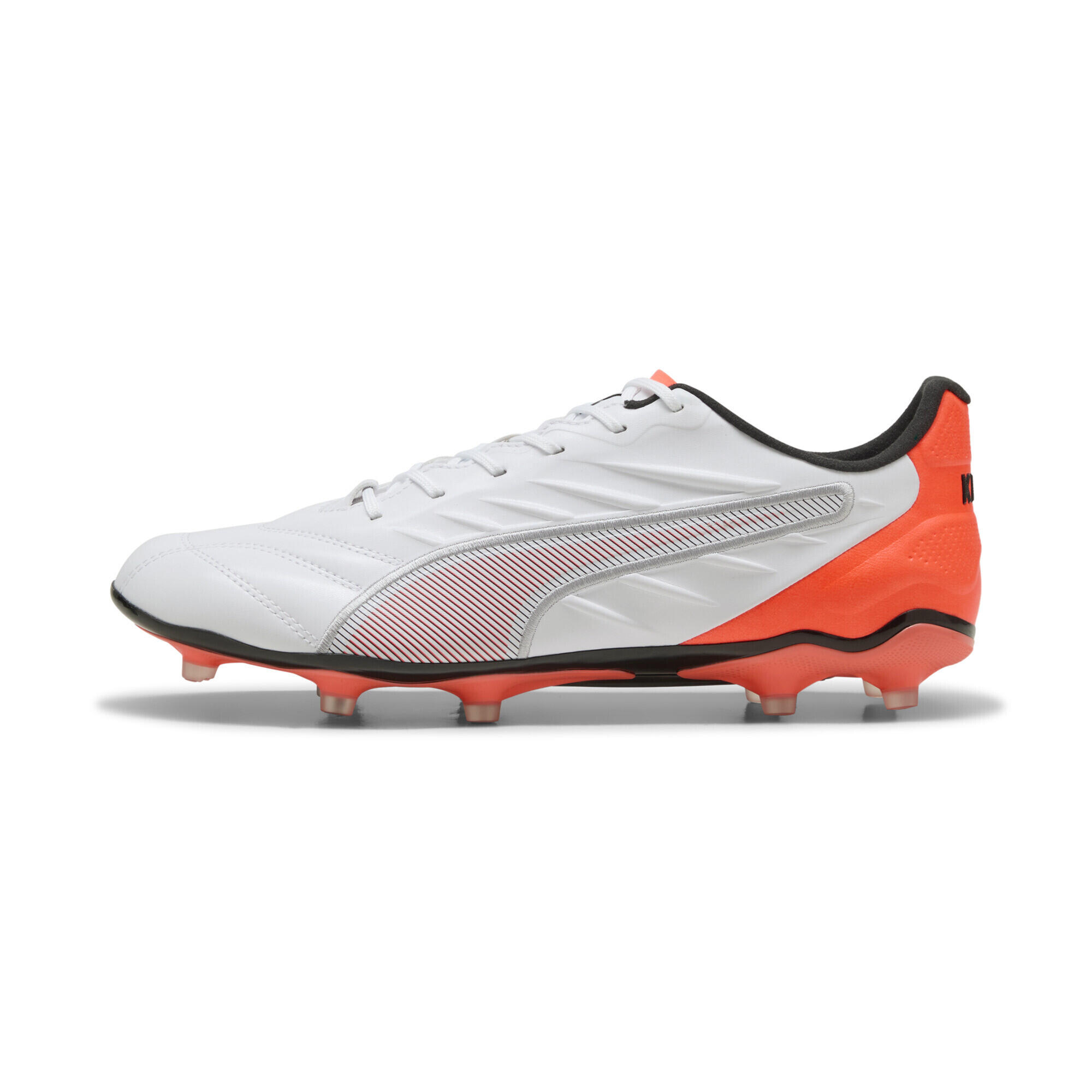 Scarpe da calcio KING PRO FG/AG unisex PUMA White Silver Glowing Red Metallic 3/7