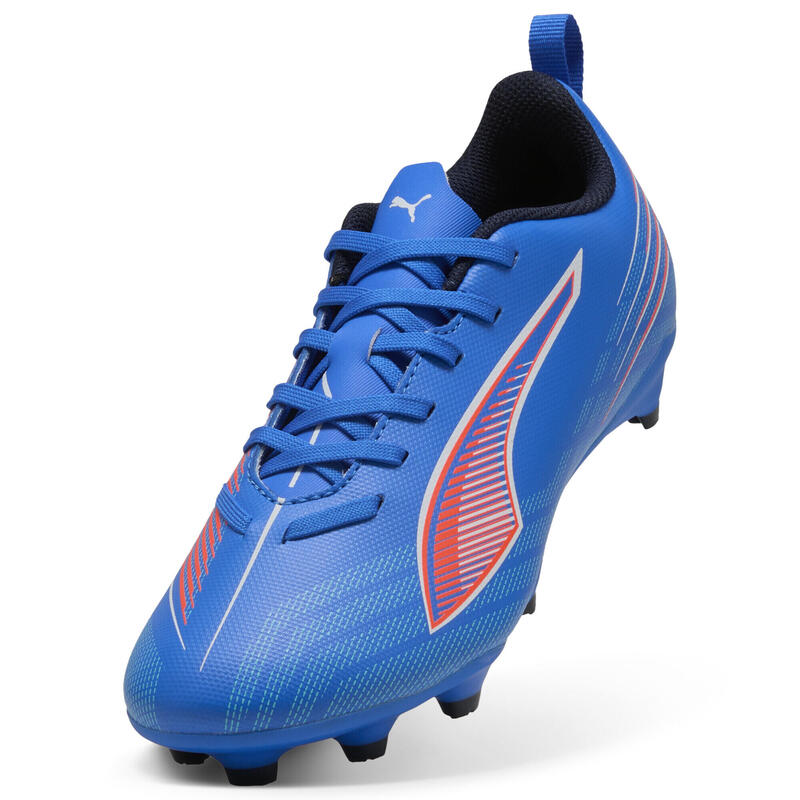 Młodzieżowe buty piłkarskie ULTRA 6 PLAY FG/AG PUMA Ultra Blue White Glowing Red