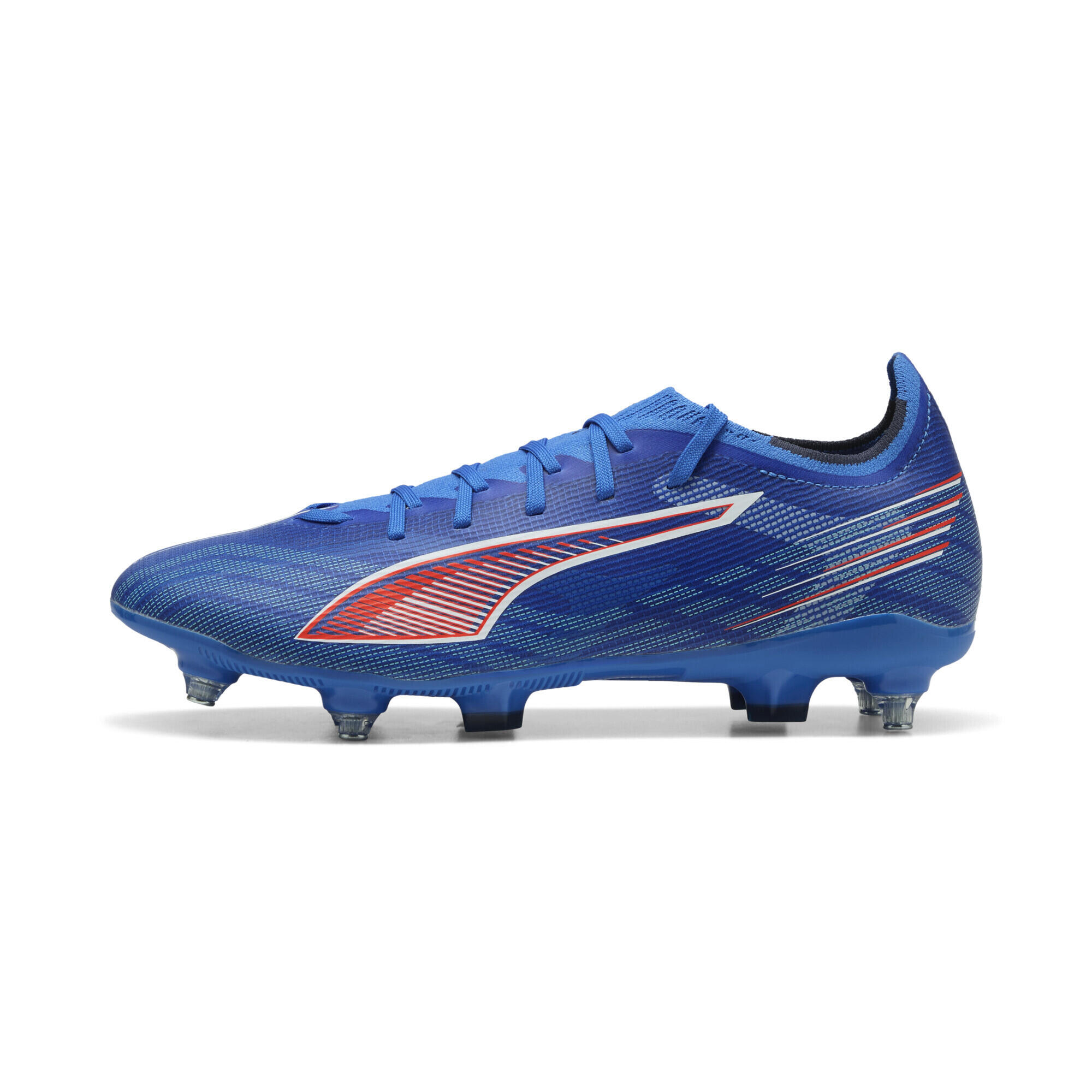 ULTRA 6 MATCH MxSG Fußballschuhe Erwachsene PUMA Ultra Blue White Glowing Red 3/7