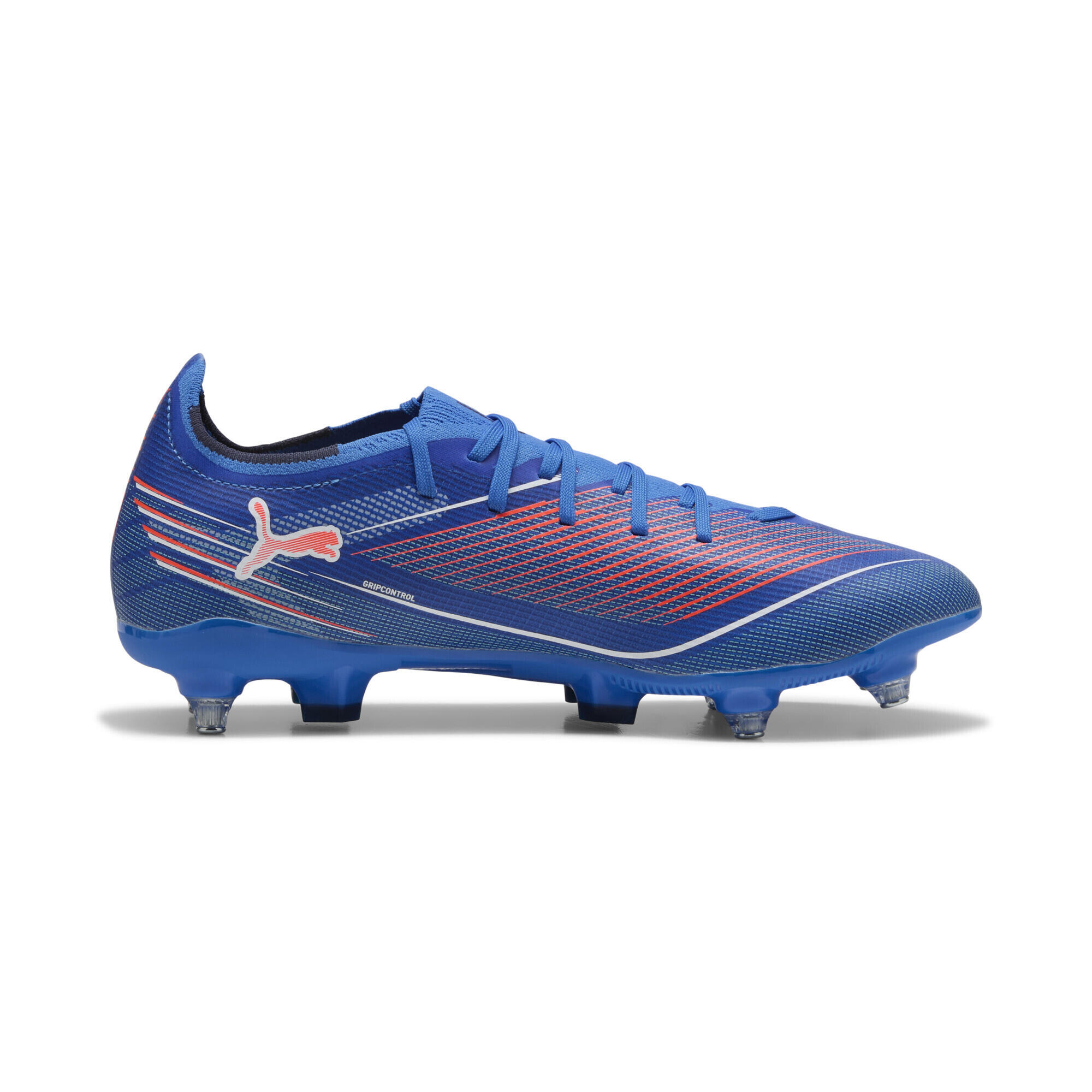 ULTRA 6 MATCH MxSG Fußballschuhe Erwachsene PUMA Ultra Blue White Glowing Red 5/7