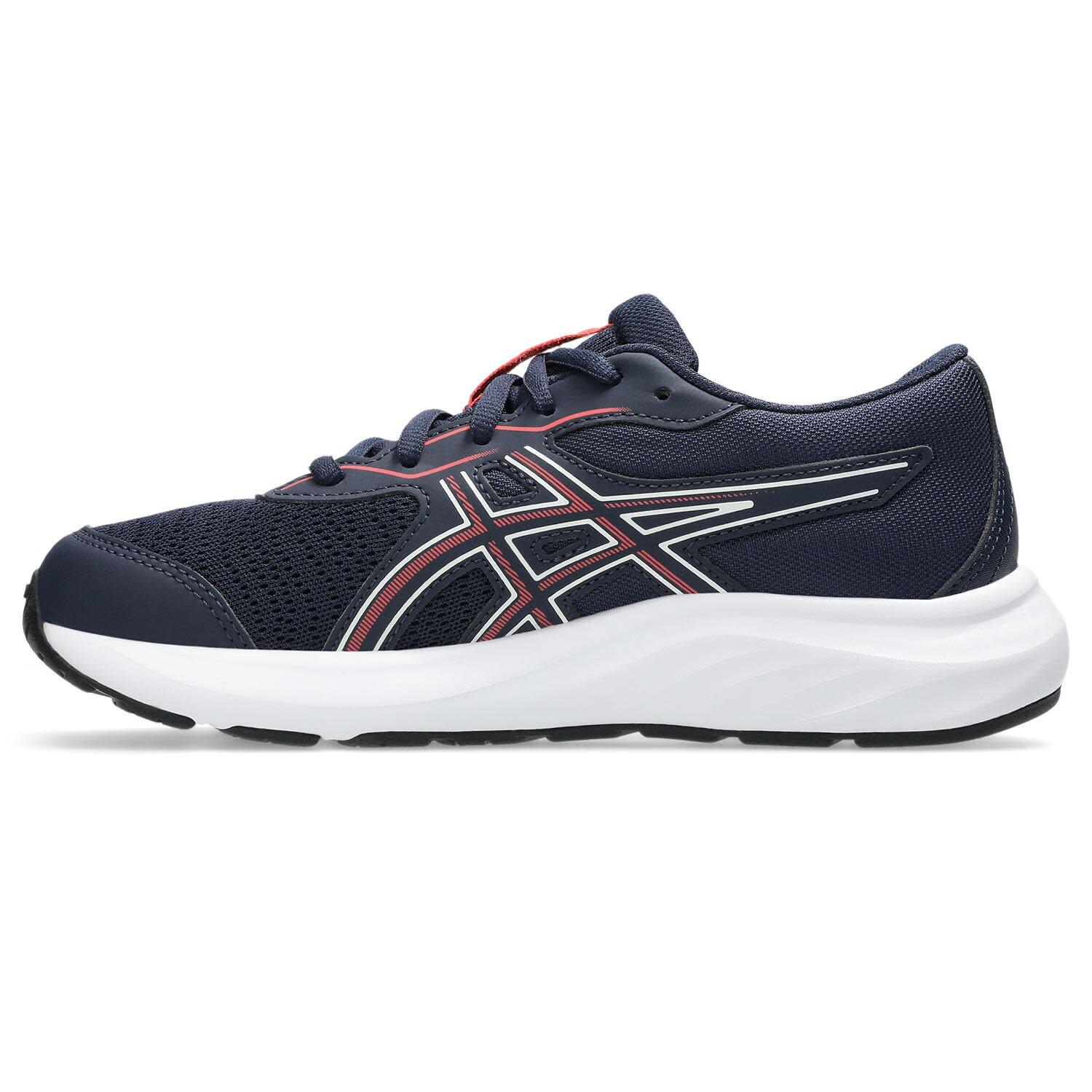 Calcado De Corrida Crianças - ASICS Contend 9 GS - Midnight/FlashRed 5/7