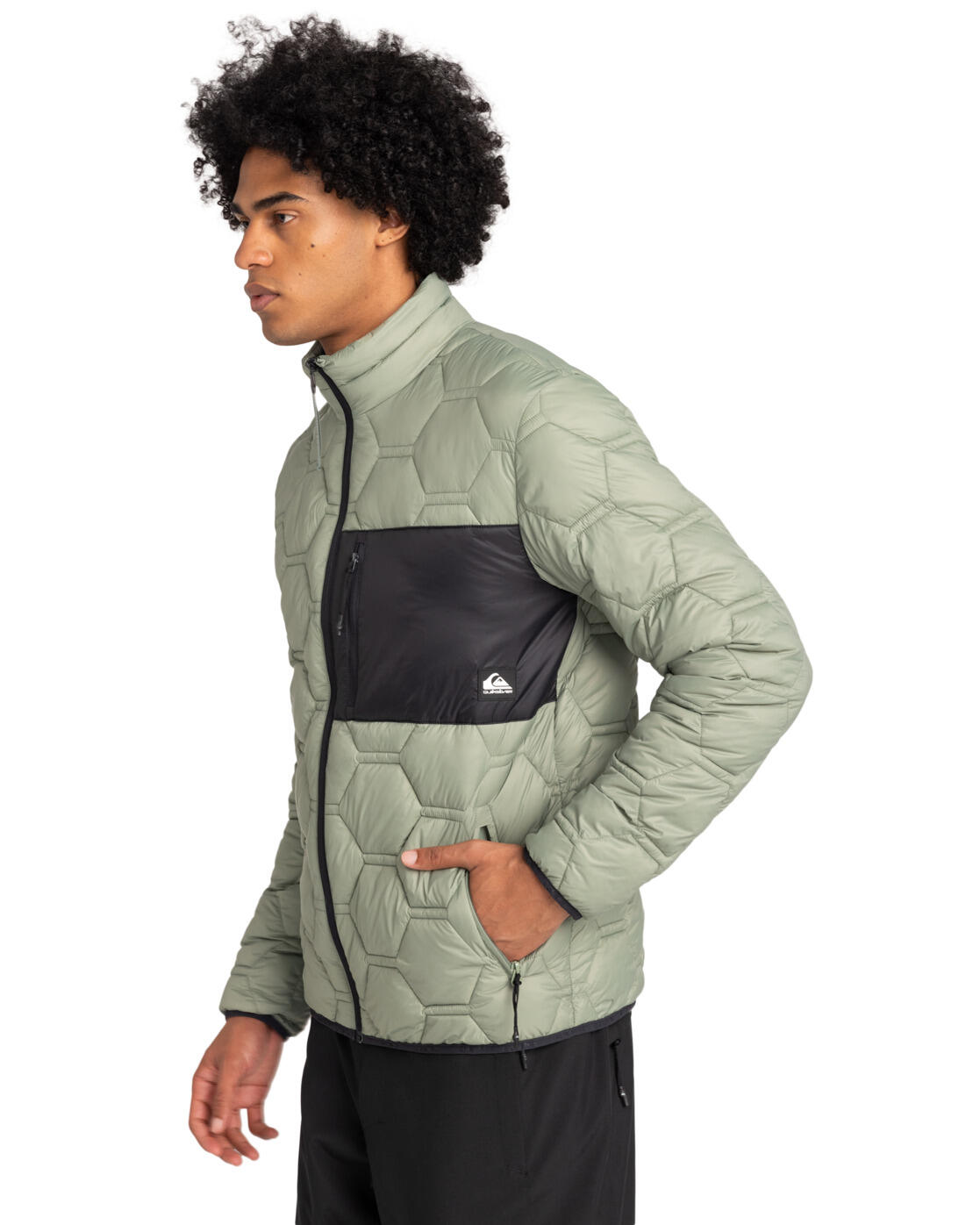 Funktionelle Isolationsjacke FUSE Grün Herren 3/4