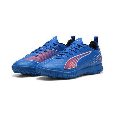 Botas de fútbol ULTRA 6 PLAY TT Niños PUMA Ultra Blue White Glowing Red