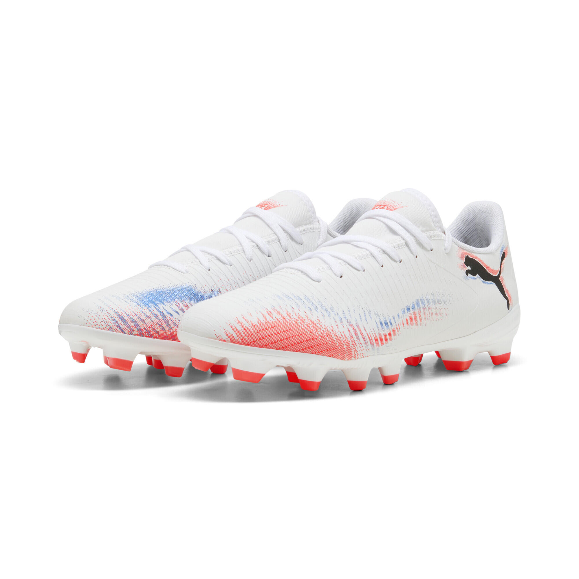 PUMA FUTURE 8 PLAY FG/AG voetbalschoenen voor dames PUMA White Black Glowing Red