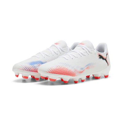 Botas de fútbol FUTURE 8 PLAY FG/AG Mujer PUMA White Black Glowing Red