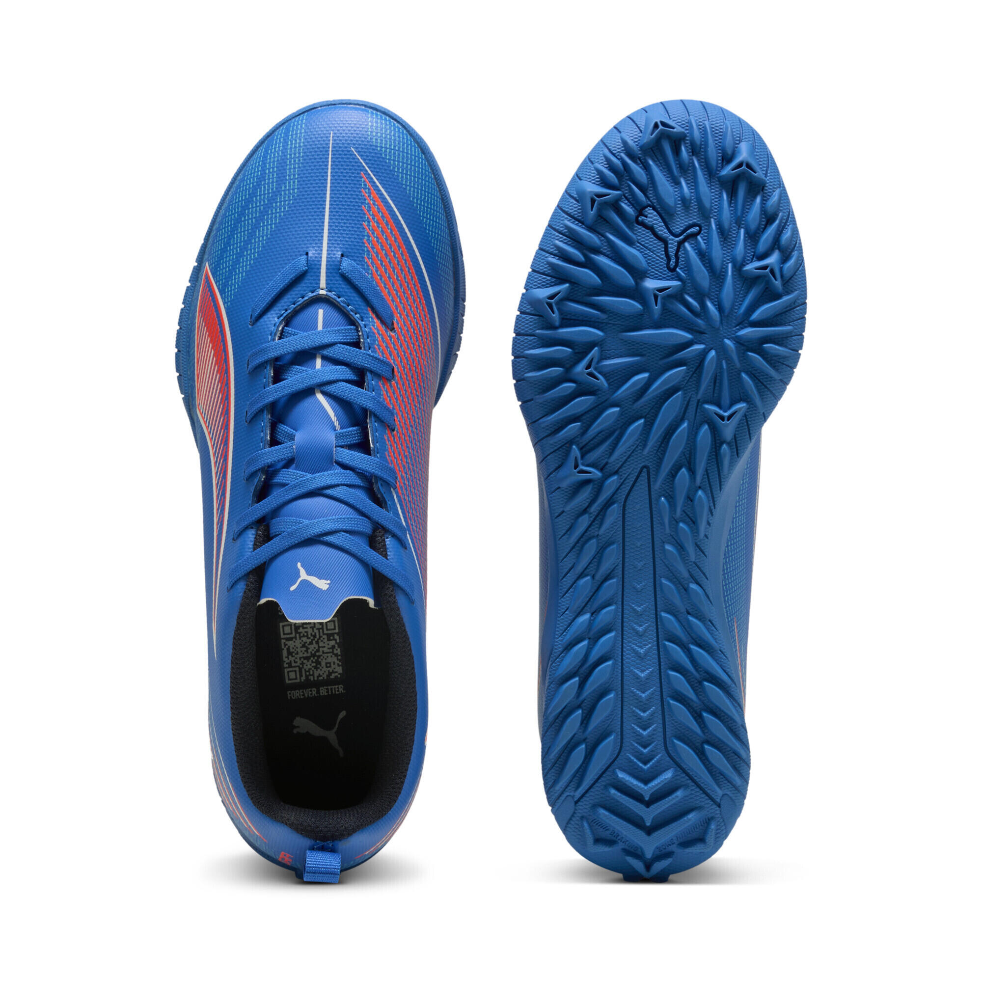 ULTRA 6 PLAY TT Fußballschuhe Jugendliche PUMA Ultra Blue White Glowing Red 4/7