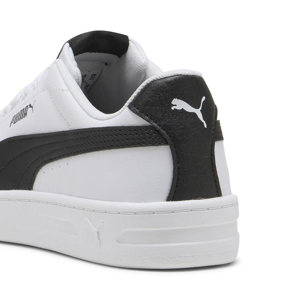 Młodzieżowe sneakersy Court Classic Clean PUMA White Black