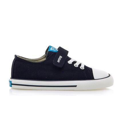 Zapatillas Lona Ba NiÑo Mustang Azul