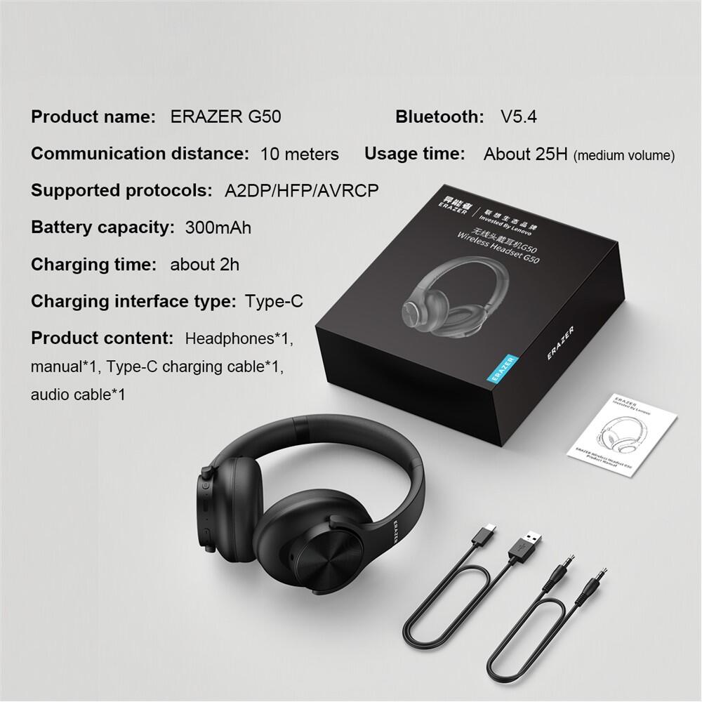 LENOVO G50 Casque Bluetooth Pliable Over-Ear Stéréo - Beige 6/7
