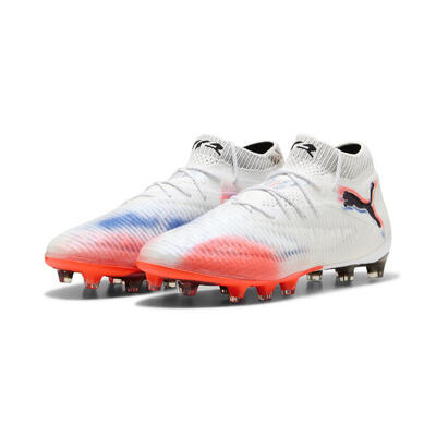 Scarpe da calcio FUTURE 8 ULTIMATE AG da donna PUMA White Black Glowing Red