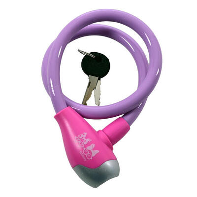 CANDADO BICICLETA INFANTIL ESPIRAL MINNIE
