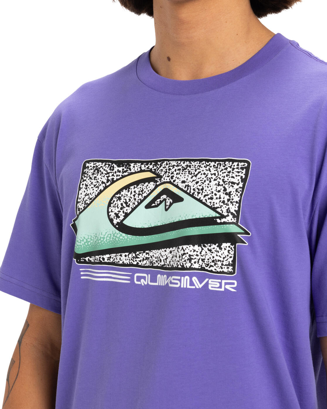 T-shirt à manches courtes RETRO FADE Violet Homme 4/4