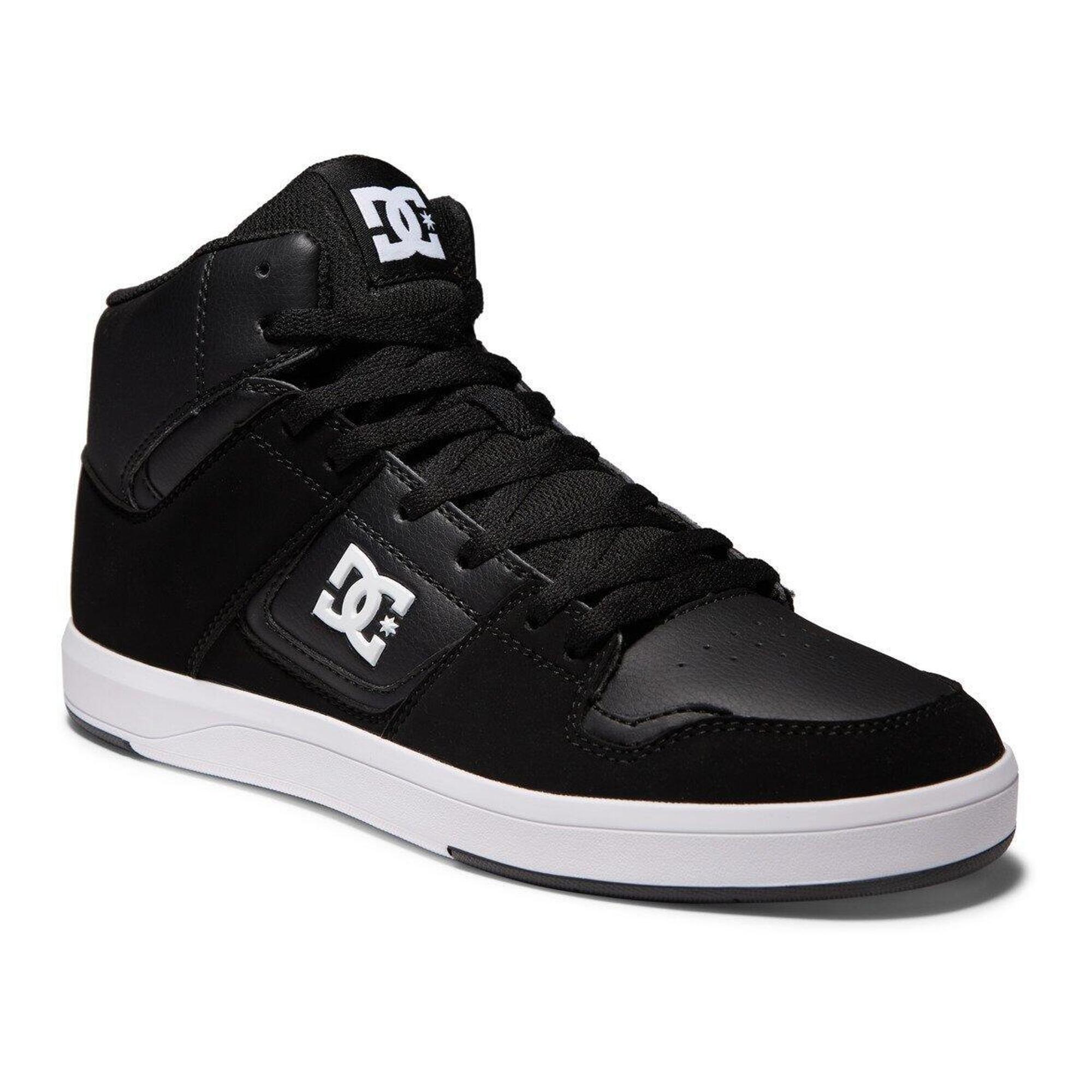 Dc Shoes - Chaussures De Skate Montantes En Cuir Noir Homme - Baskets - Gris - Decathlon