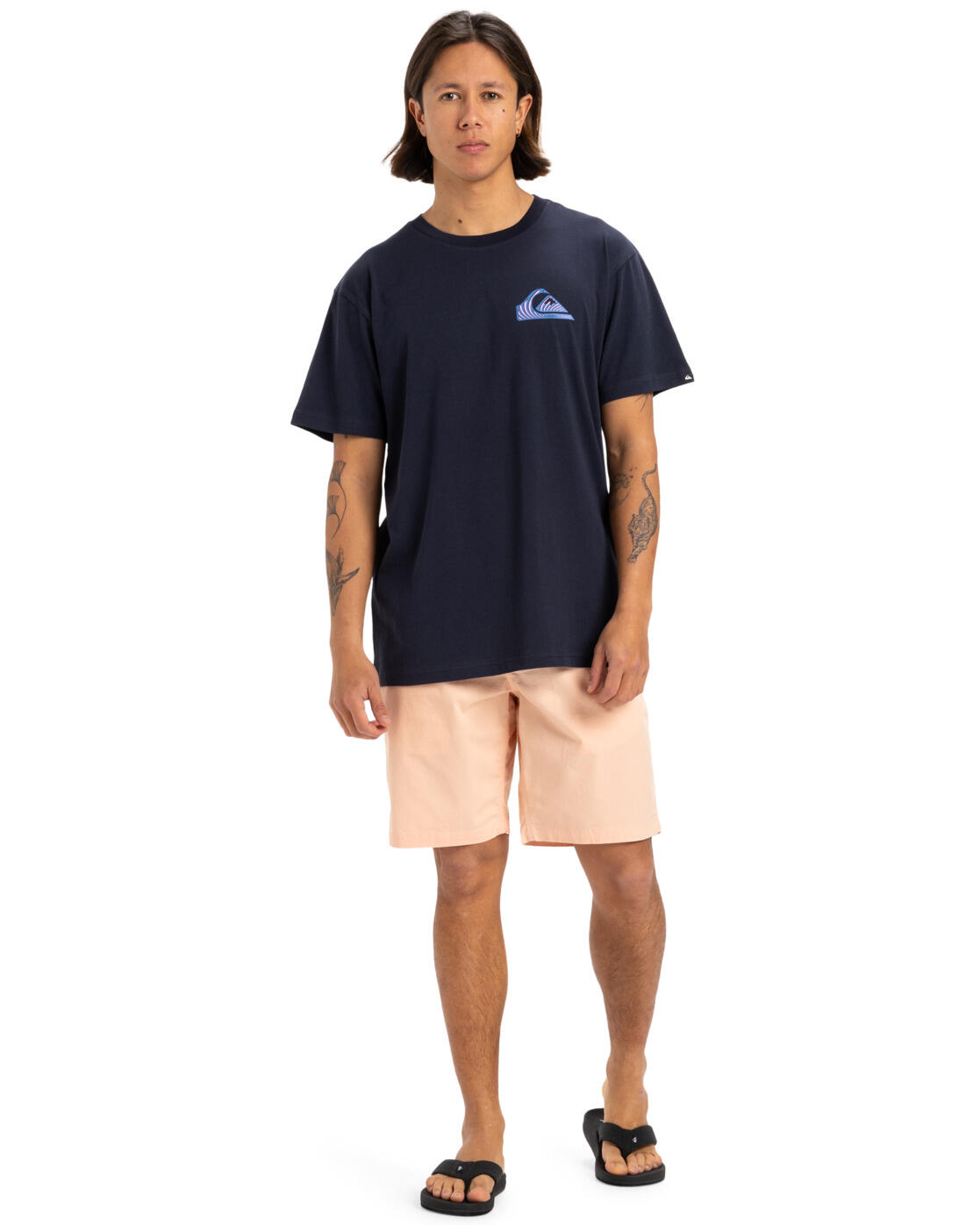 T-shirt à manches courtes WINDOW PANE Noir Homme 4/4