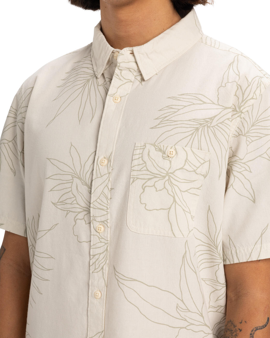 Camiseta de manga corta GAWANHILL Blanco Hombre 4/4