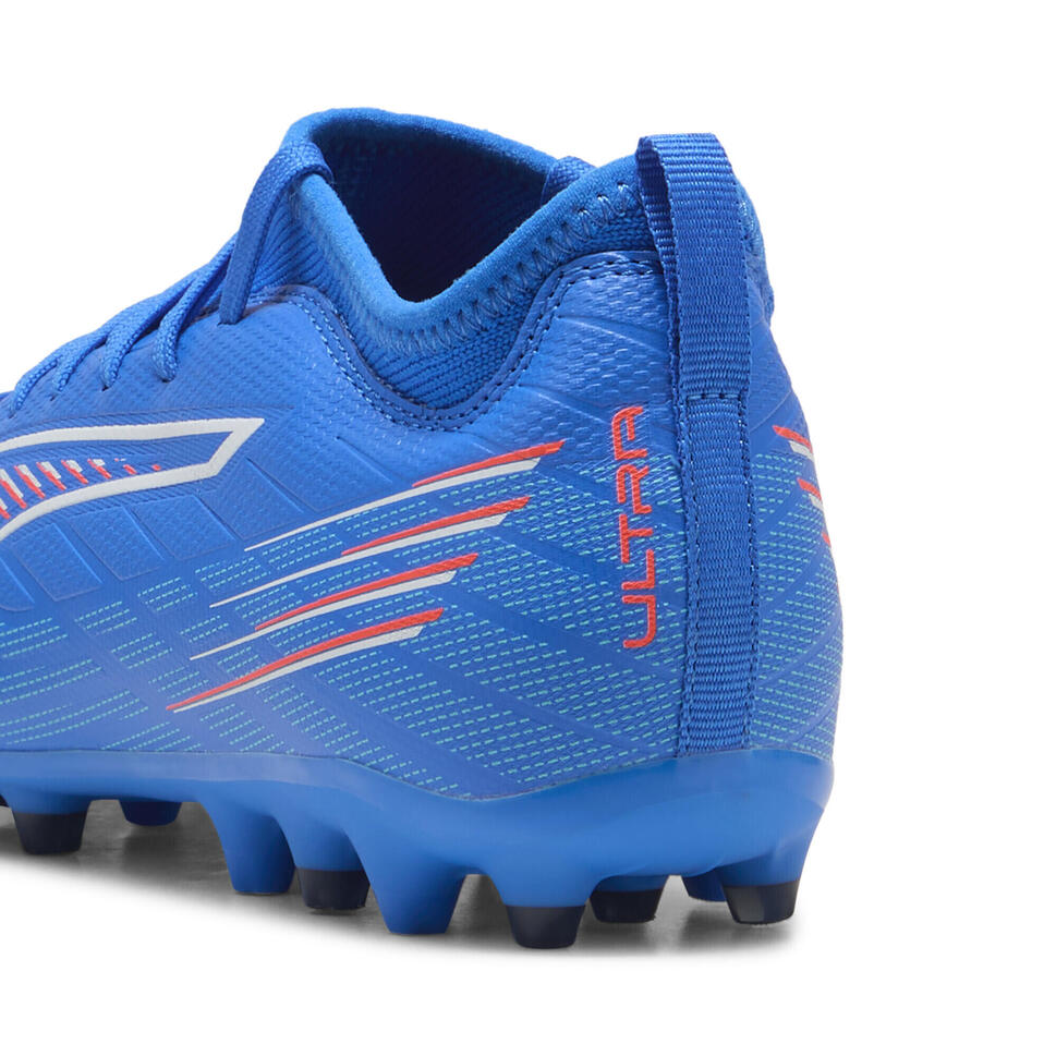 Młodzieżowe buty piłkarskie ULTRA 6 MATCH MG PUMA Ultra Blue White Glowing Red