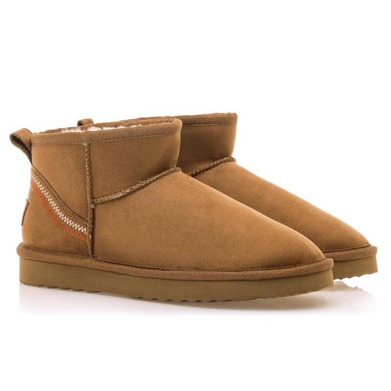 Botines Planos Mujer Mustang  Marrón 4/6