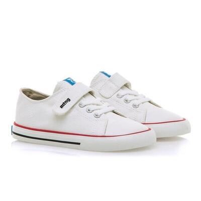 Zapatillas Lona Ba NiÑa Mustang Blanco