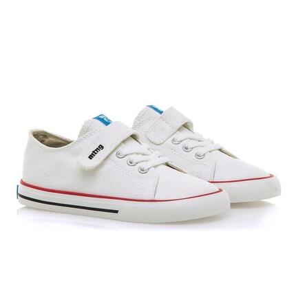 Zapatillas Lona Ba NiÑa Mustang Blanco