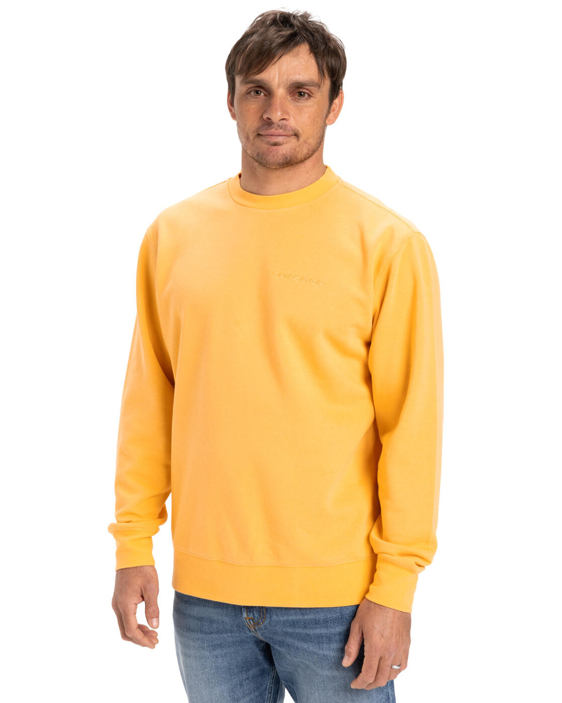 Sweat à col rond SALT WATER Orange Homme 3/4