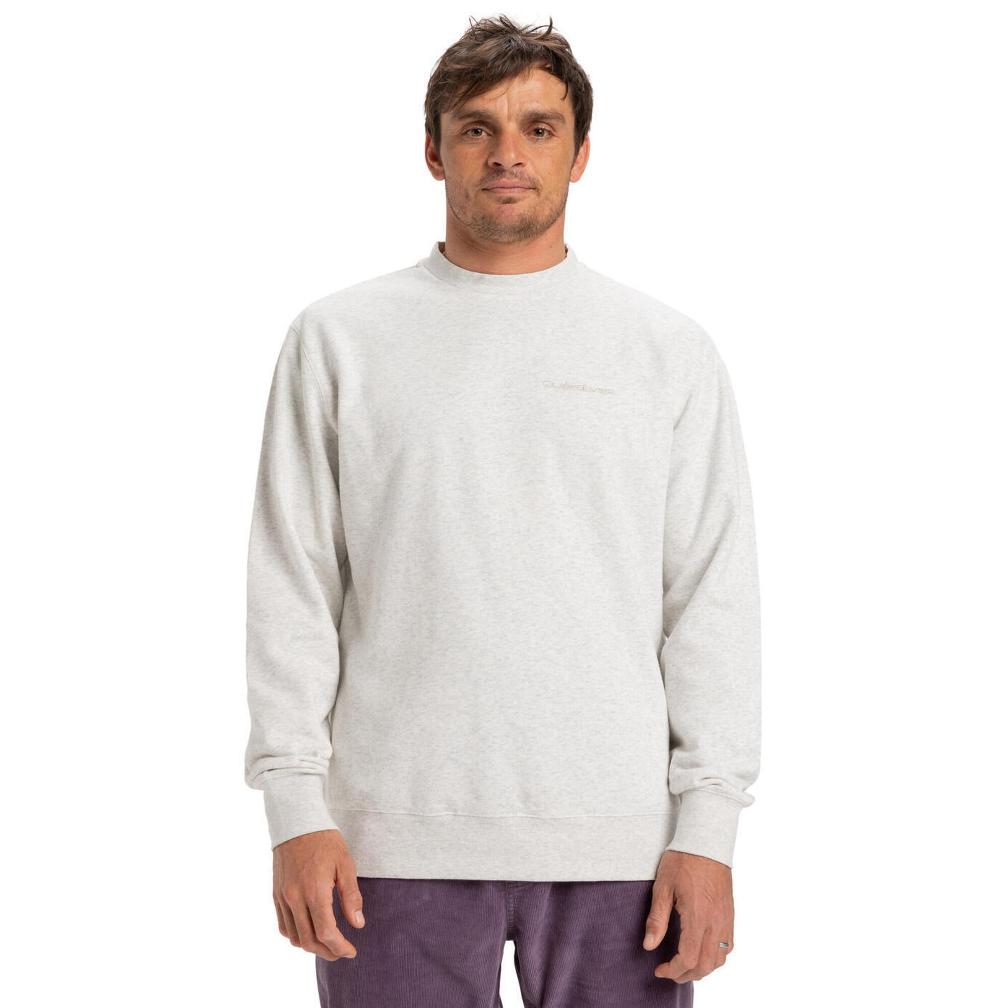 Bluza z okrągłym dekoltem dla Mężczyzn SALT WATER Szary