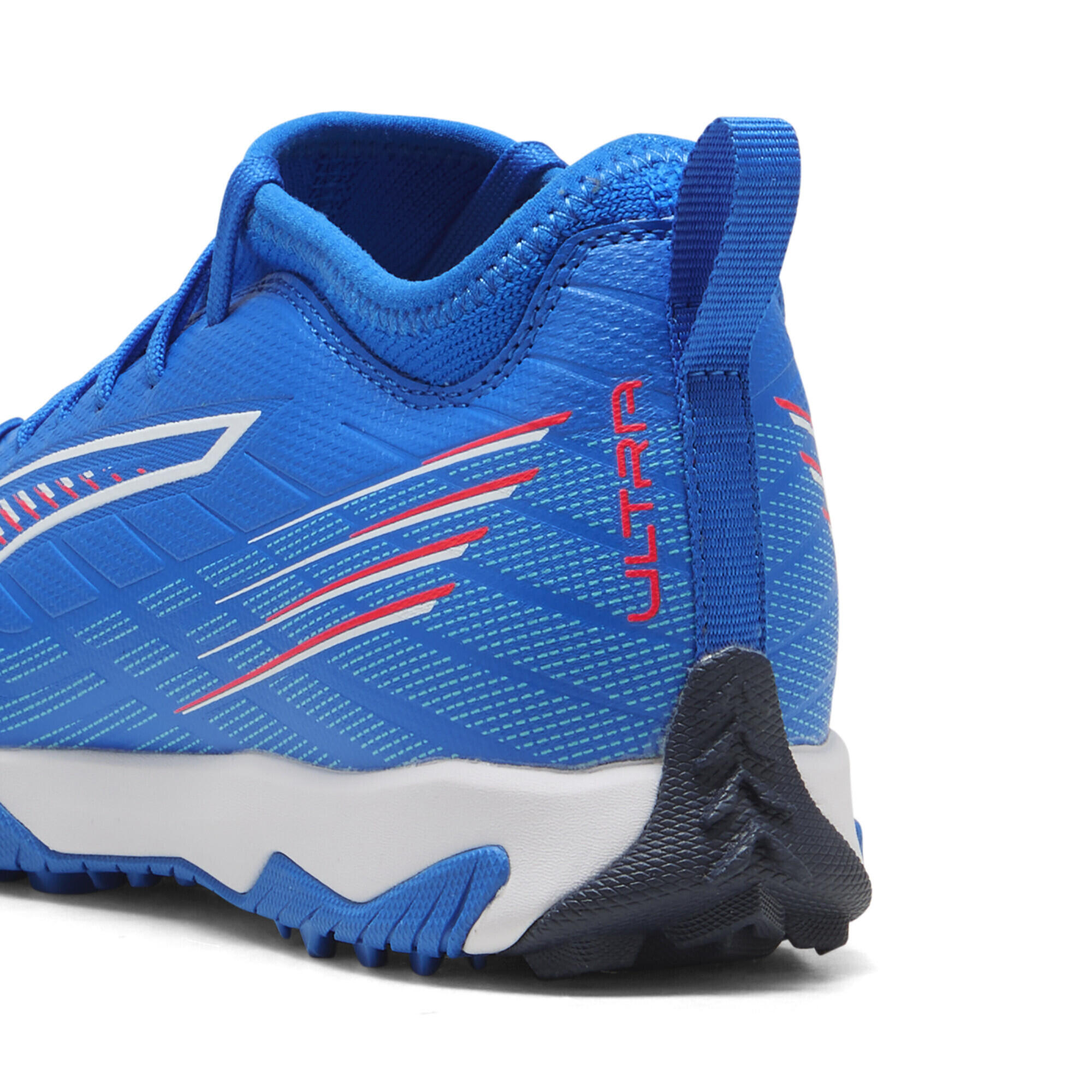 ULTRA 6 MATCH TT Mid Fußballschuhe Jugendliche PUMA Ultra Blue White Glowing Red 2/7