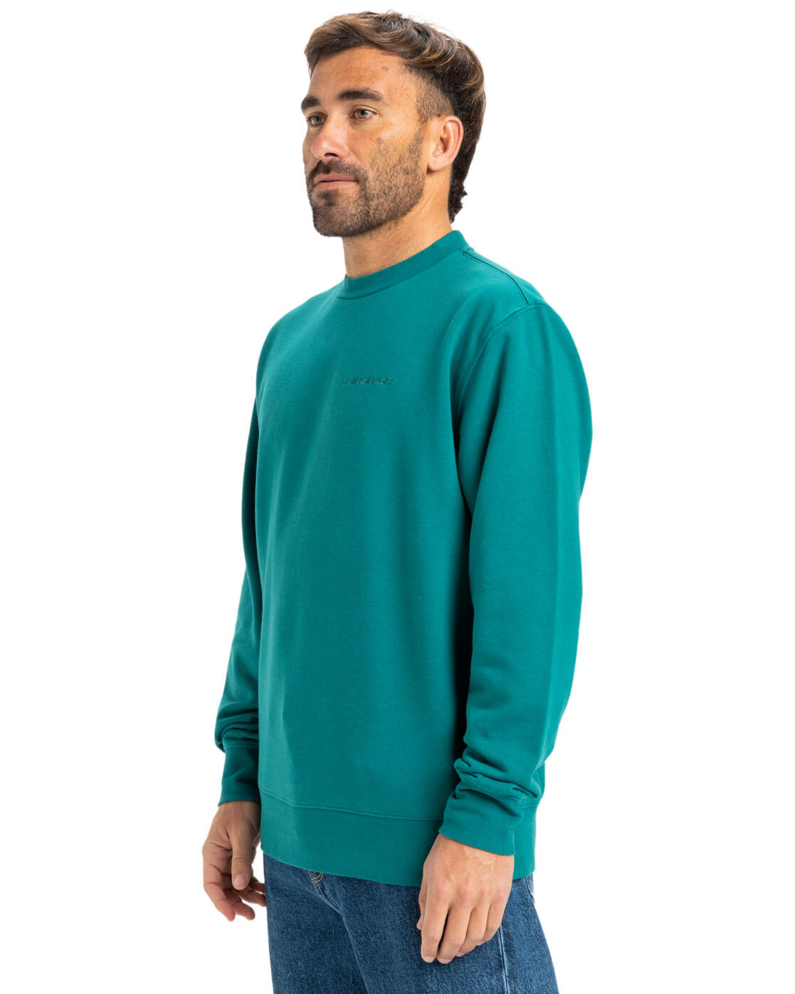 Sudadera de cuello redondo SALT WATER Azul Hombre 3/4