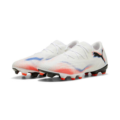 Botas de fútbol FUTURE 8 MATCH FG/AG Low unisex PUMA White Black Glowing Red