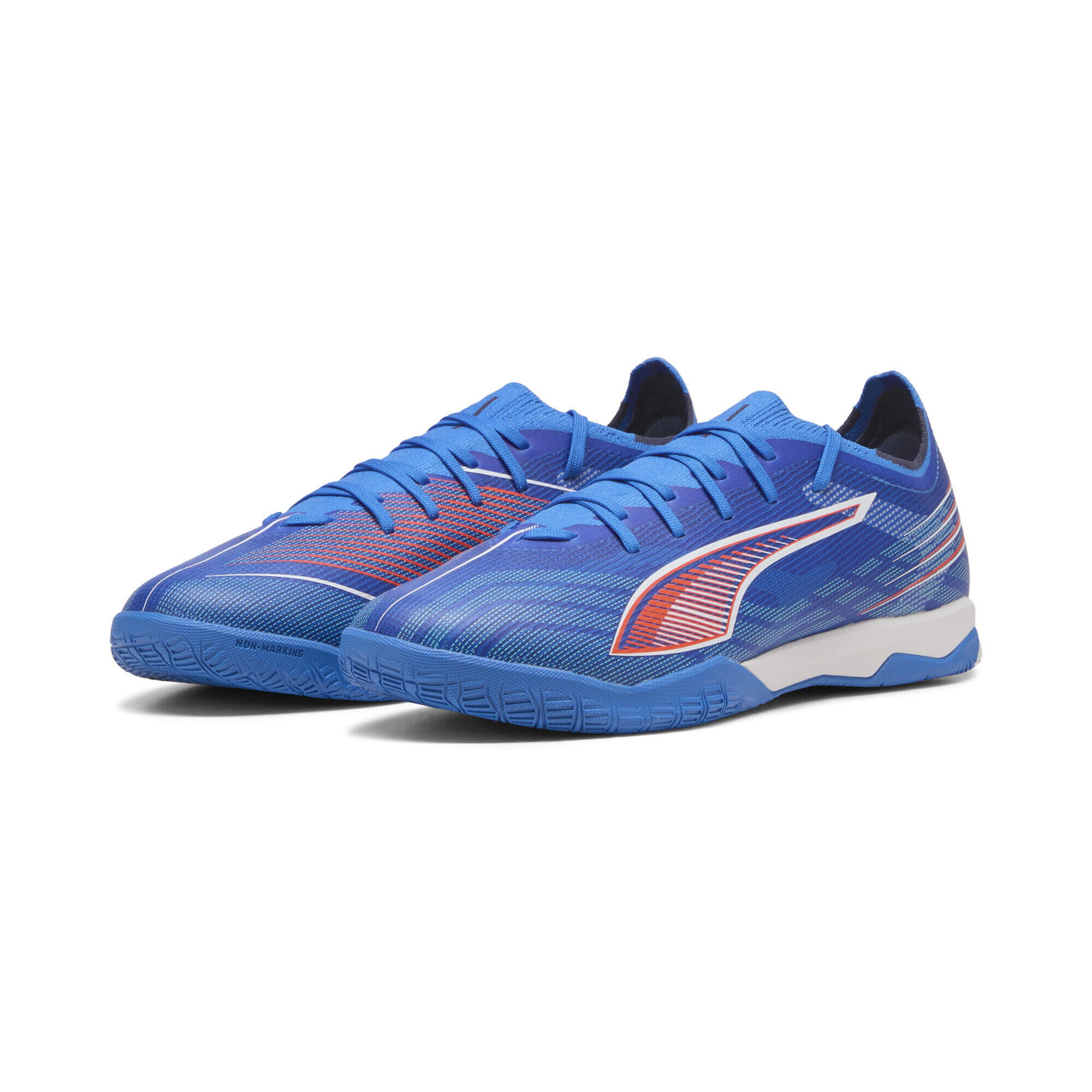 Puma - Chaussures De Futsal Ultra 6 Match Unisexe Puma - Chaussures De Football - Blanc|bleu|rouge - Decathlon