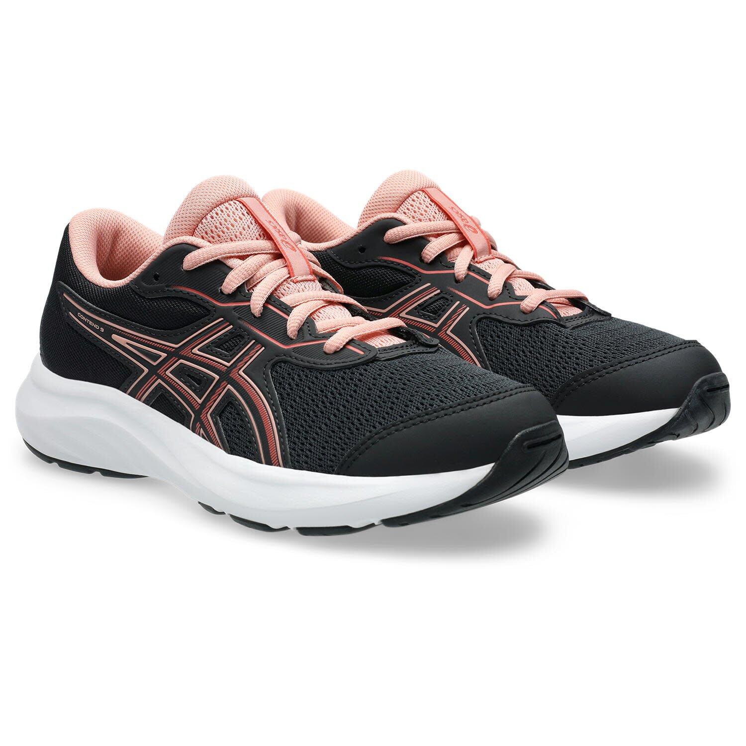 Chaussures De Running Enfants - ASICS Contend 9 GS - Black/Dark Pink 2/7