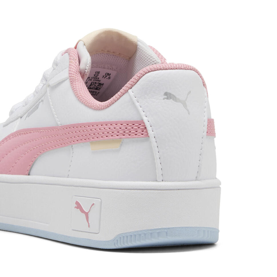 Dziecięce sneakersy Carina Street PUMA White Pinkscape Silver Pink Metallic