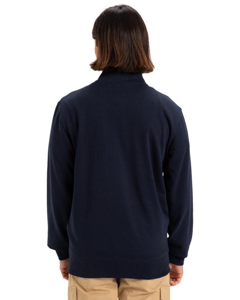 Bluza na zamek dla Mężczyzn SIMPLE SURF Czarny