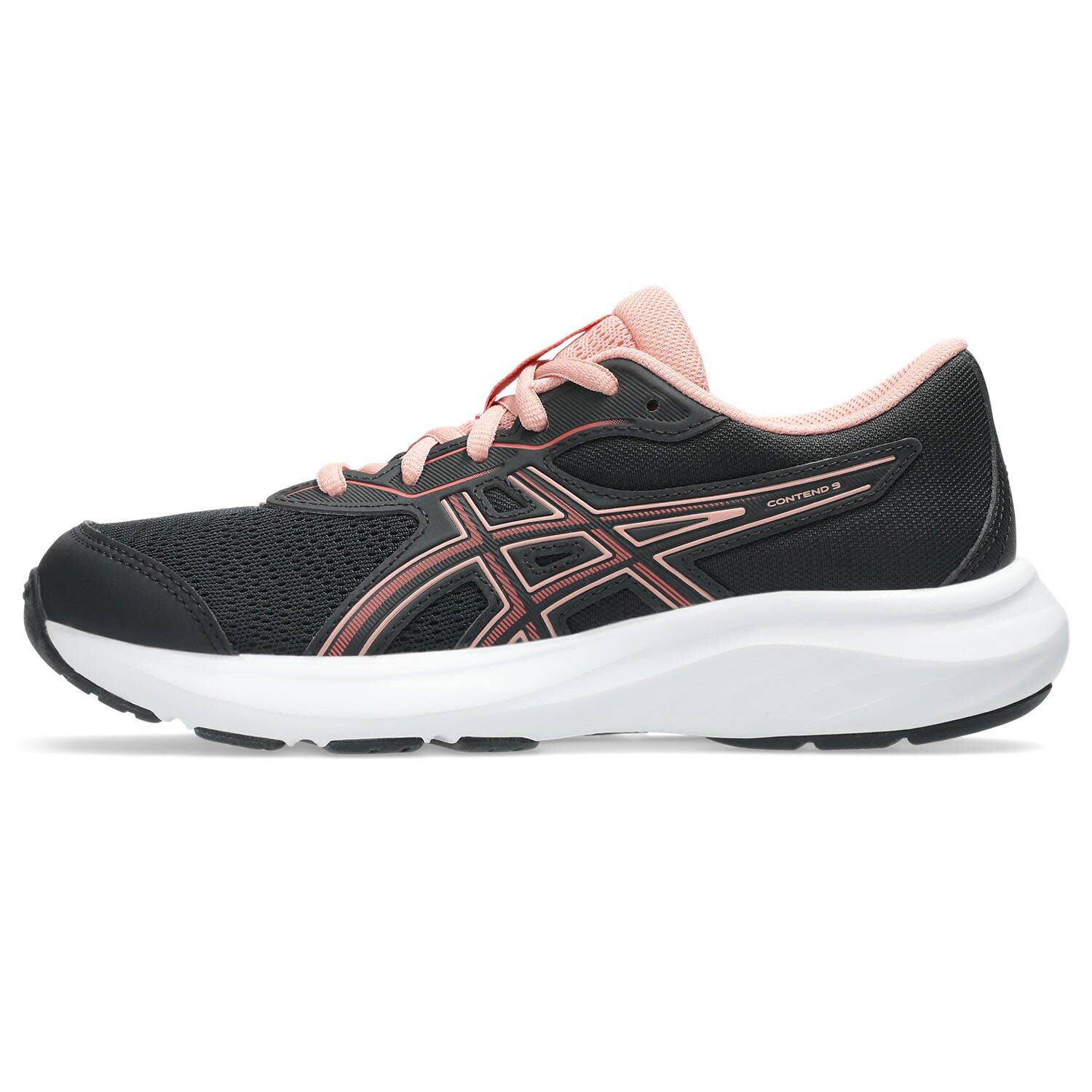 Chaussures De Running Enfants - ASICS Contend 9 GS - Black/Dark Pink 6/7