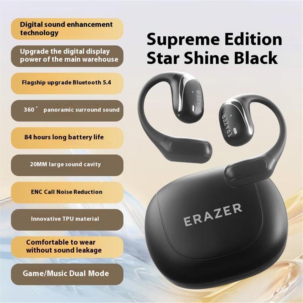 LENOVO X9 Écouteurs Bluetooth HiFi Tour d’Oreille Non-Intra - Noir 2/7
