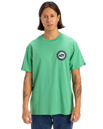 Camiseta de manga corta CIRCLE BACK Verde Hombre