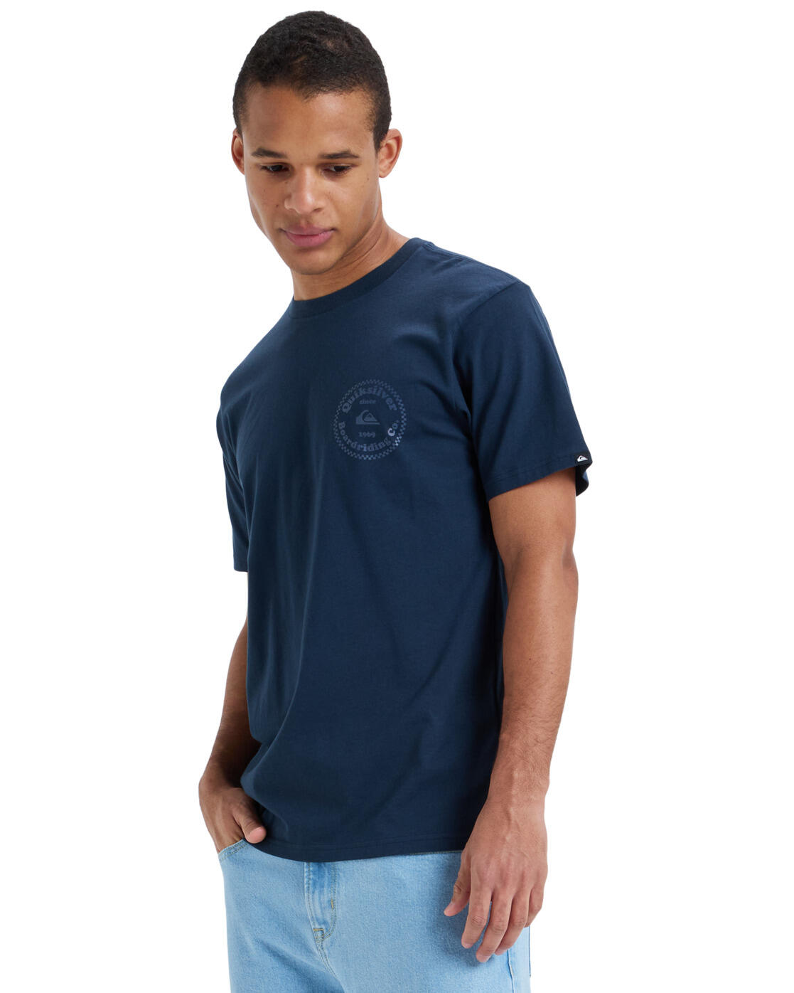 Camiseta de manga corta RIDE OUT Negro Hombre 3/4
