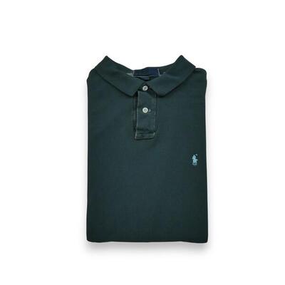 Tweedehands - korte mouw heren polo donkerblauw - als nieuw