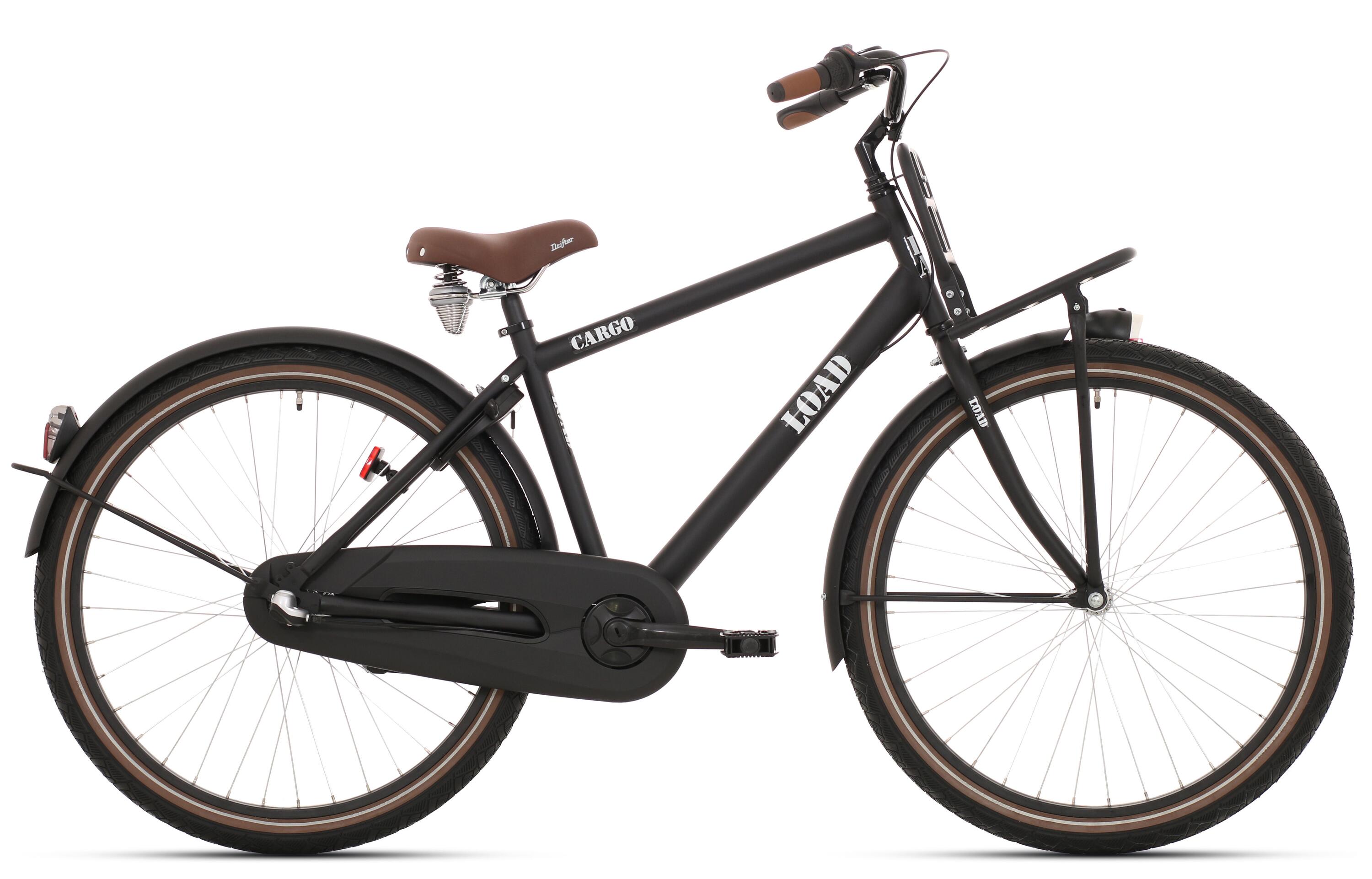 Bikefun Load 26 Zoll Jungenfahrrad mit 3-Gang-Bremse - Matt Schwarz 2/2