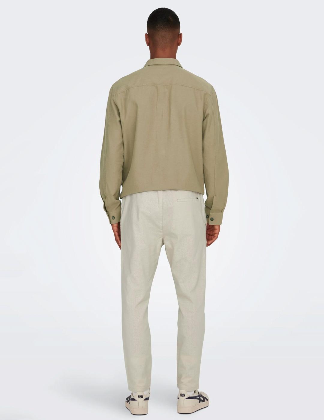 Pantalón para Hombre Only&sons  Beige 3/7