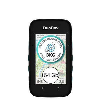 GPS Cross Plus (64 GB) + Karte Deutschland BKG Topo 1:25000 TwoNav