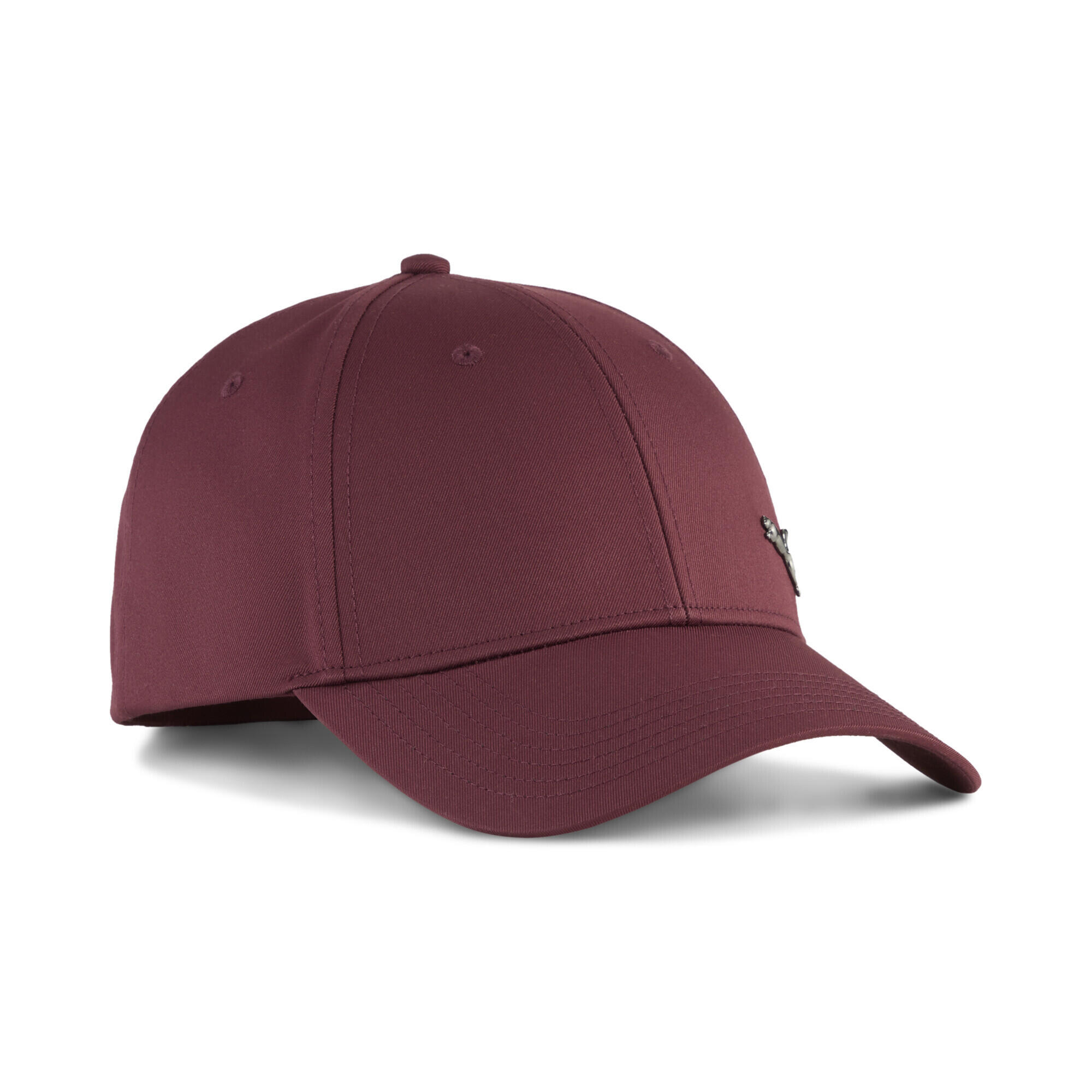 PUMA Gorra de béisbol ESS Metal PUMA Cat PUMA Ruby Shimmer Red